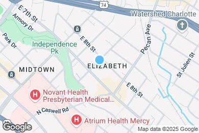 Map image of the property - 418 Clement Ave