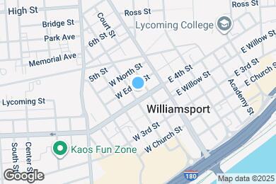 Map image of the property - 44 W 4th St
