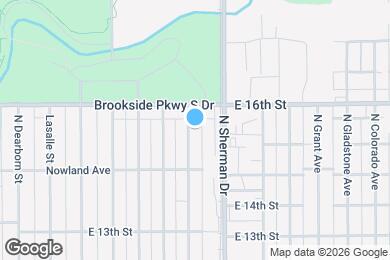 Map image of the property - 1521 N Kealing Ave