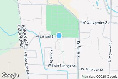 Map image of the property - 2010 W Central St