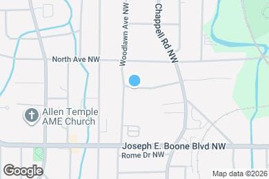 Map image of the property - 1456 Kennesaw Dr NW