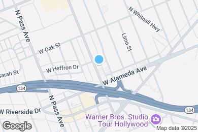 Map image of the property - 232 N Hollywood Way