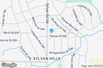 Map image of the property - 879 Sylvan Pl SW