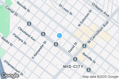 Map image of the property - 120 N Hennessey St