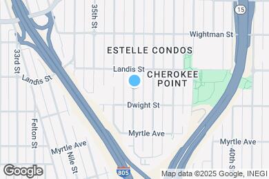 Map image of the property - 3639 36th St