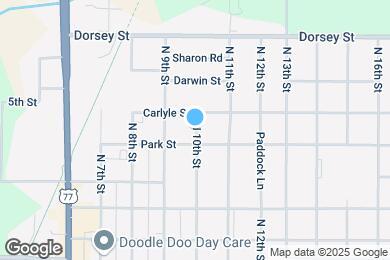 Map image of the property - 1505 N 10th St