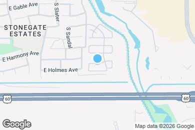 Map image of the property - 5829 E Harmony Ave