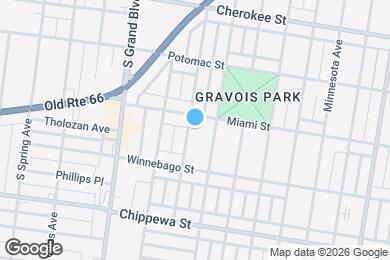 Map image of the property - 3614 Tennessee Ave