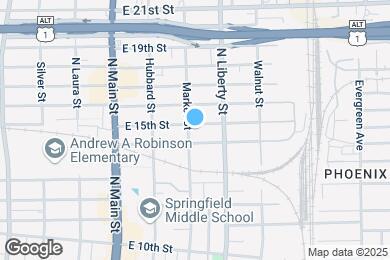 Map image of the property - 2425 N Market St