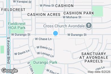 Map image of the property - 11174 W Chase Dr