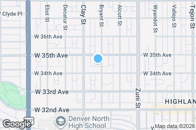 Map image of the property - 3425 Bryant St