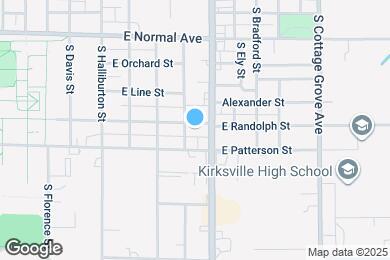Map image of the property - 1008 E Randolph St