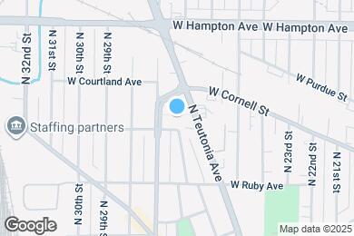 Map image of the property - 2605 W Victory Ln