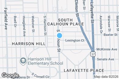 Map image of the property - 4129 S Calhoun St