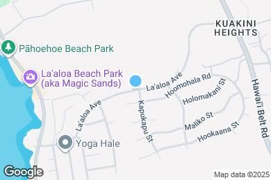 Map image of the property - 555 La'aloa Ave