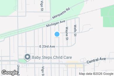 Map image of the property - 2236 Warrick St