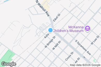 Map image of the property - 1141 Katy St