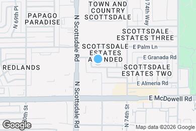 Map image of the property - 7244 E Coronado Rd