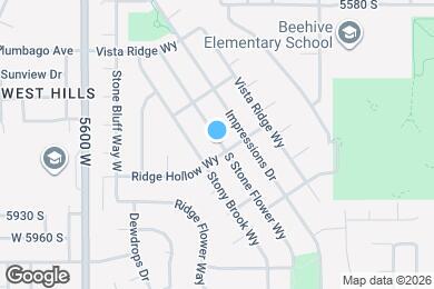 Map image of the property - 5806 S Stone Flower Way