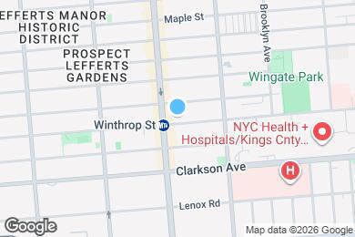 Map image of the property - 317 Winthrop St