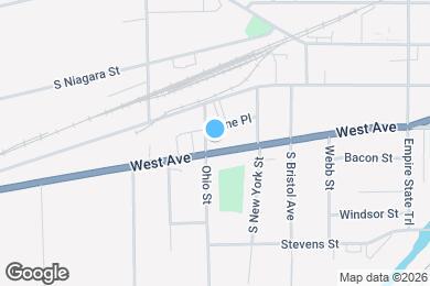 Map image of the property - 375 West Ave