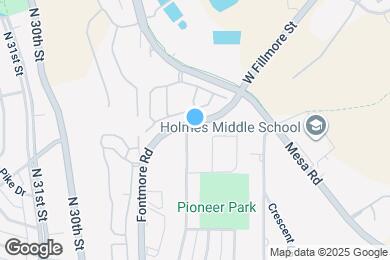 Map image of the property - 1189 Panorama Dr