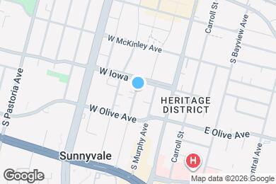 Map image of the property - 424 S Frances St