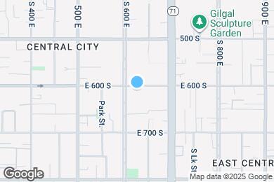 Map image of the property - 614 E 600 S