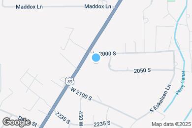 Map image of the property - 411 W 2000 S