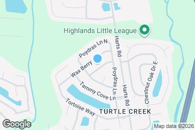 Map image of the property - 843 Magic Cove Ln