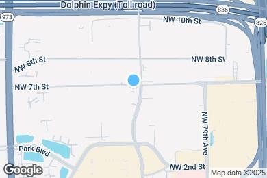 Map image of the property - 8245 NW 6th Terrace
