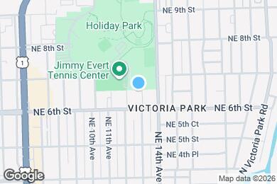 Map image of the property - 625 NE 13th Ave