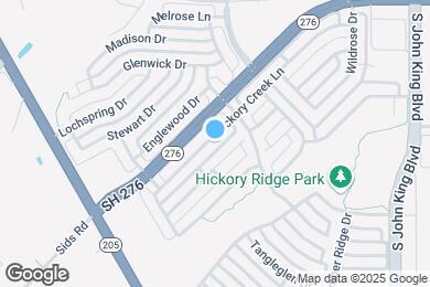 Map image of the property - 1501 Hickory Creek Ln