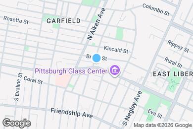 Map image of the property - 5439 Penn Ave