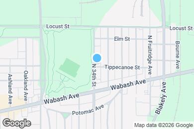Map image of the property - 101 N 34th St