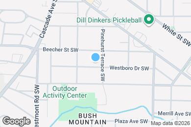 Map image of the property - 1361 Westboro Dr SW