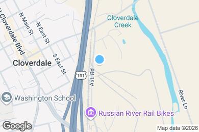 Map image of the property - Alexander Valley Apartments - USDA Farm Labor Housing