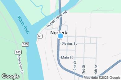 Map image of the property - Norfork Villas