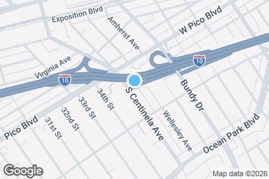 Map image of the property - 2446 S Centinela Ave