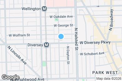 Map image of the property - 852 W Diversey Pkwy