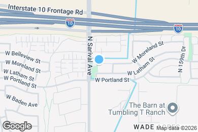 Map image of the property - 16255 W Moreland St