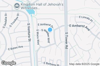 Map image of the property - 2812 S Walden Way