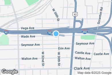 Map image of the property - 3007 Wade Ave