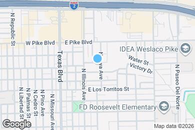Map image of the property - 322 E Esplanada St