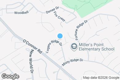 Map image of the property - 9806 Pebble Ridge Dr
