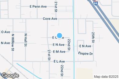 Map image of the property - 2412 E O Ave