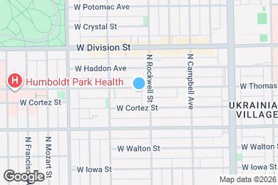 Map image of the property - 2615 W Thomas St