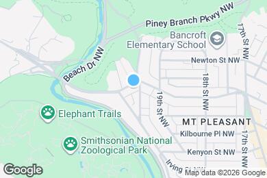 Map image of the property - 2008 Klingle Rd NW