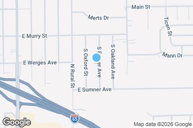 Map image of the property - 3312 S Parker Ave