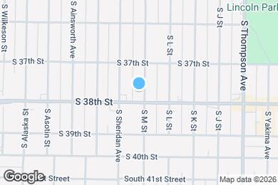 Map image of the property - 3734 S M St